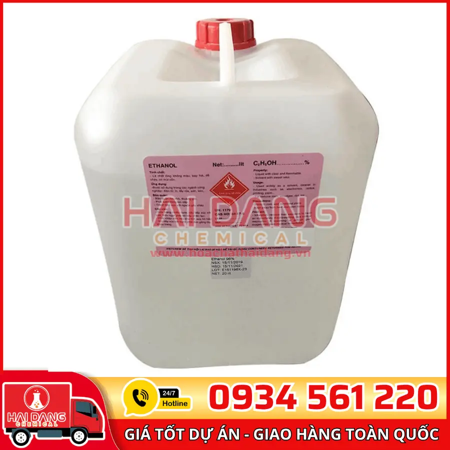 Cồn Ethanol 96% C2H5OH Việt Nam