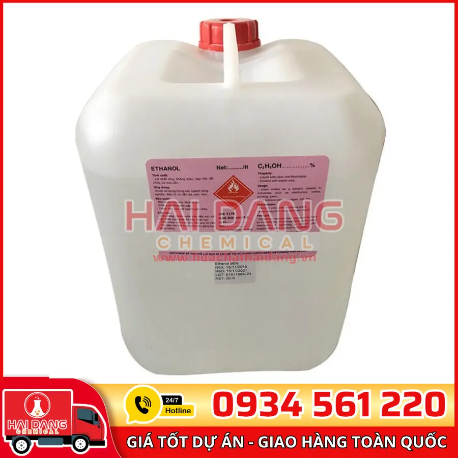 Cồn Ethanol – Dung Môi Sát Khuẩn & Tẩy Rửa Hiệu Quả