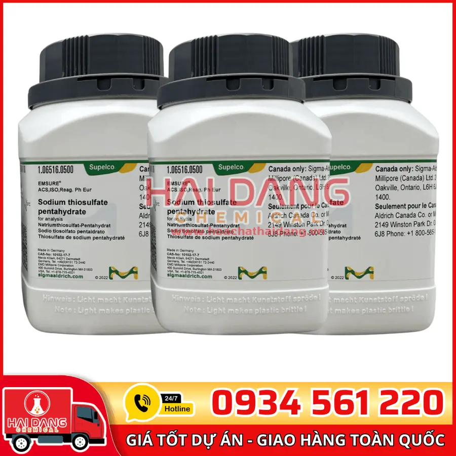 Sodium Thiosulfate Pentahydrate lọ 500g - Merck