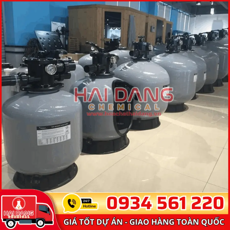 Bình Lọc Cát Bể Bơi Emaux V1400 | Hiệu Suất Lọc Cao