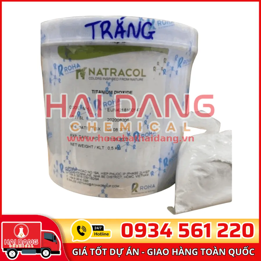 Phẩm Màu Trắng Titanium Dioxide Ấn Độ 