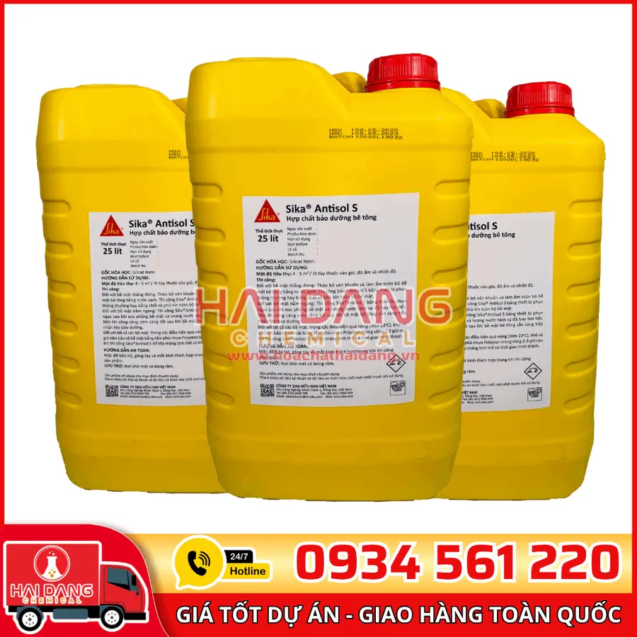 Sika Antisol S – Hợp Chất Bảo Dưỡng Bê Tông Gốc Dung Môi Hiệu Quả
