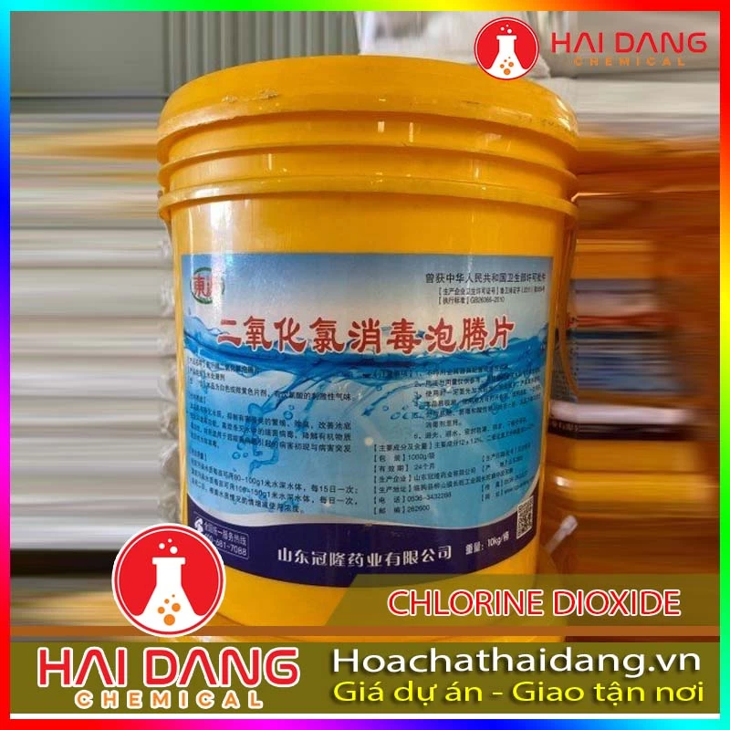 Hóa Chất Thủy Sản Chlorine Dioxide