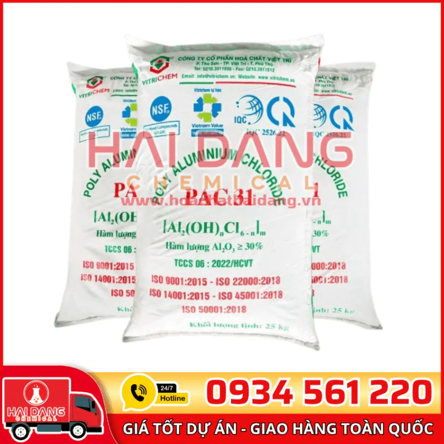 PAC 31% Việt Nam Poly Aluminium Chloride