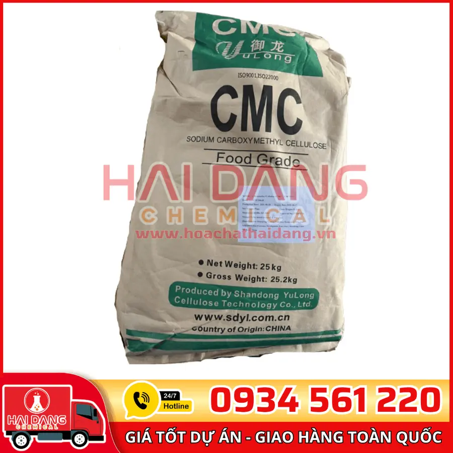 Sodium CMC Trung Quốc – Tá Dược Kết Dính Dược Phẩm