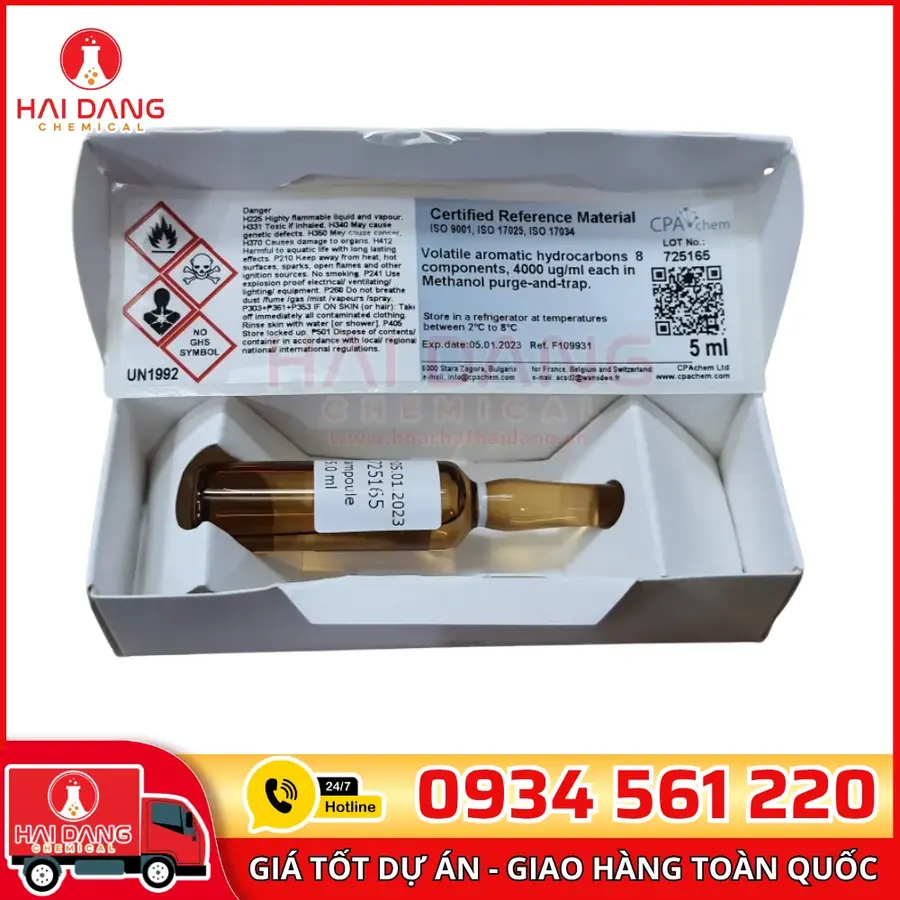 Dung Dịch Chuẩn Hydrocarbon Bay Hơi 4000µg/mL CPAchem