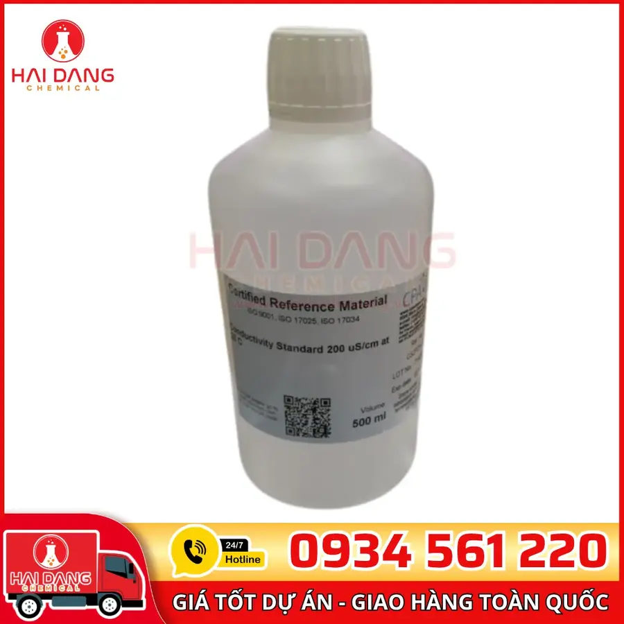 Dung Dịch Chuẩn Độ Dẫn 200µS/cm 500ml CPAchem