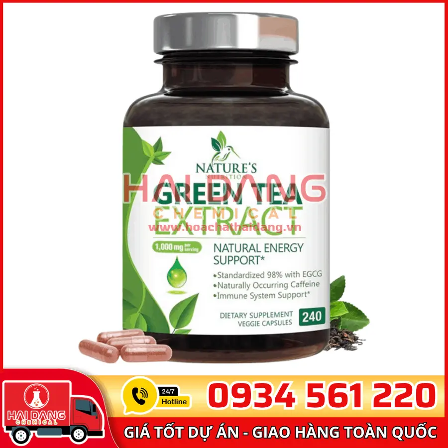 Chiết Xuất Trà Xanh Green Tea Extract Trung Quốc Dược Phẩm