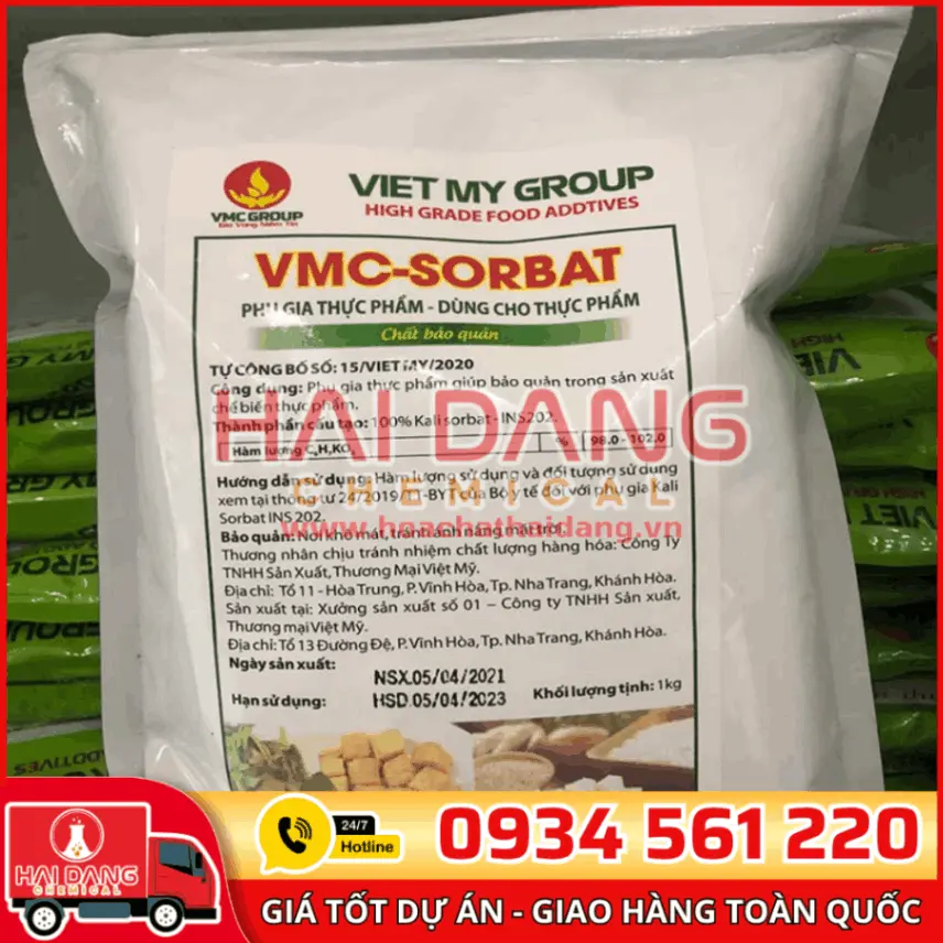 VMC Sorbate Việt Nam Gói 1kg