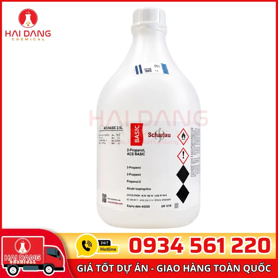 2-Propanol ACS Basic, lọ 1L hãng Scharlau