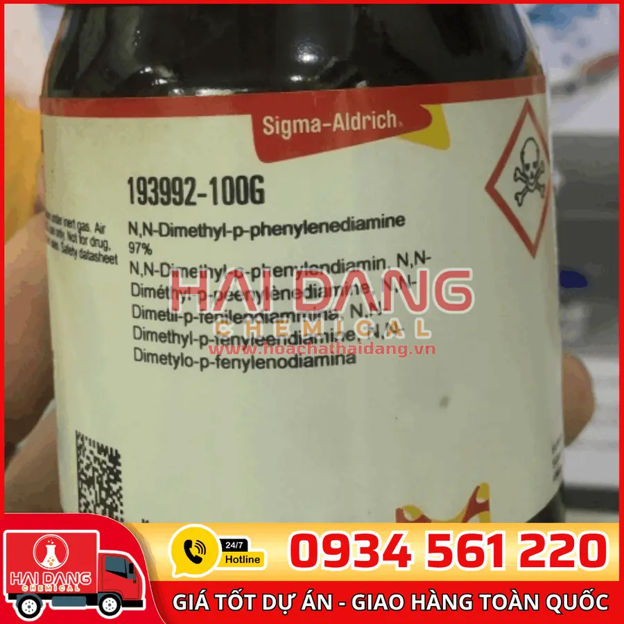 N,N-Dimethyl-p-phenylenediamine 97% lọ 100g, hãng Sigma