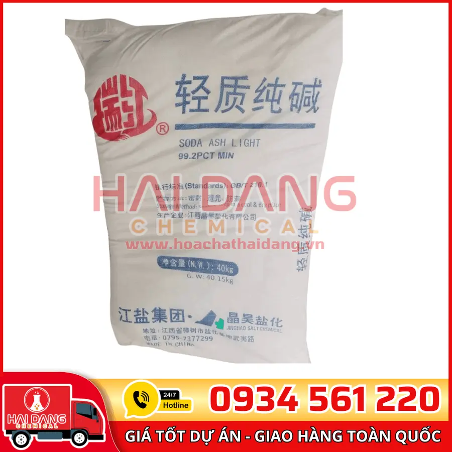 Sodium Carbonate Trung Quốc (Soda Ash Light) Na2CO3 99%