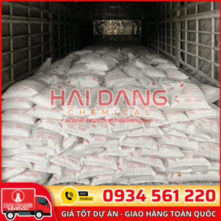 Vôi CaCO3 Việt Nam Bao 25kg