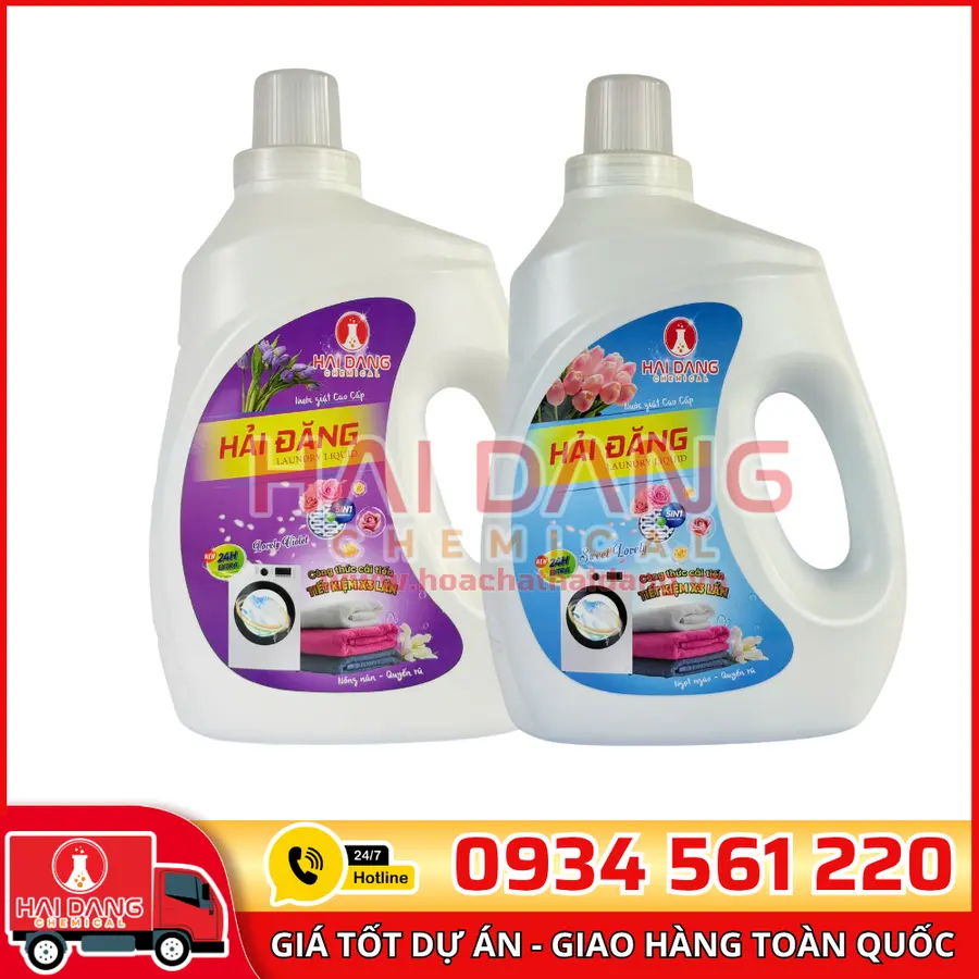 Nước Giặt Công Nghiệp Hải Đăng - Siêu Thơm Lưu Hương Tốt