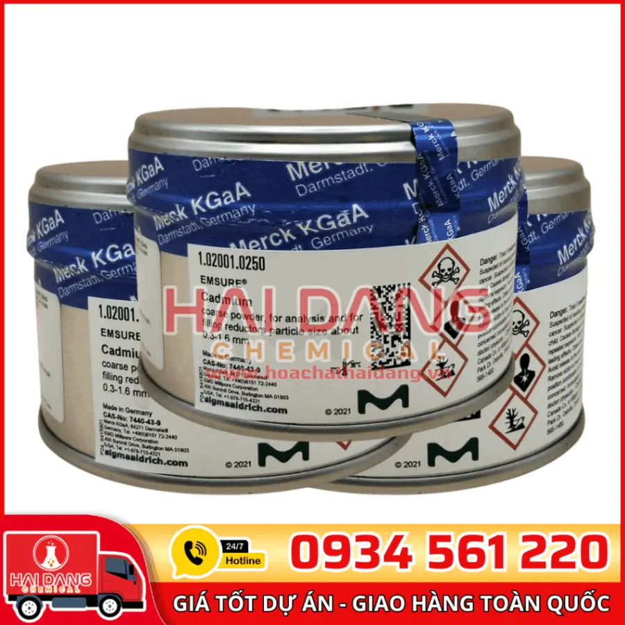 Cadmium (Cd) lọ 250g - Merck