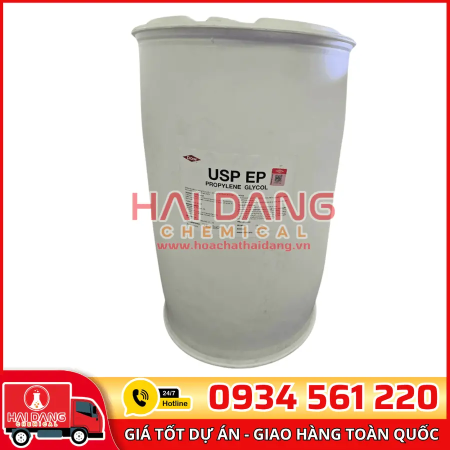 Propylene Glycol PG Thái Lan – Dung Môi Chuẩn USP Cho Dược Phẩm