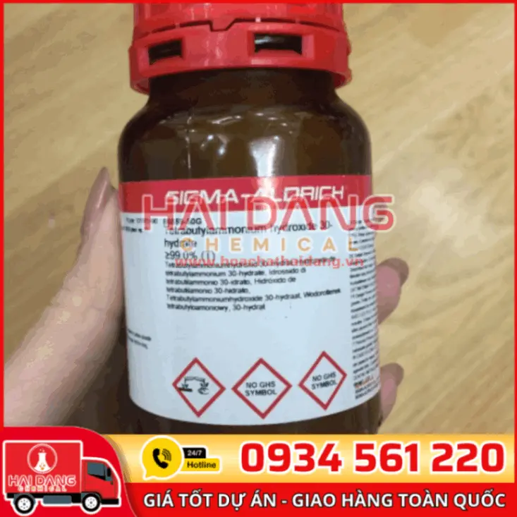 Tetrabutylammonium Hydroxide 30-Hydrate ≥99.0% (T) lọ 50g, hãng Sigma