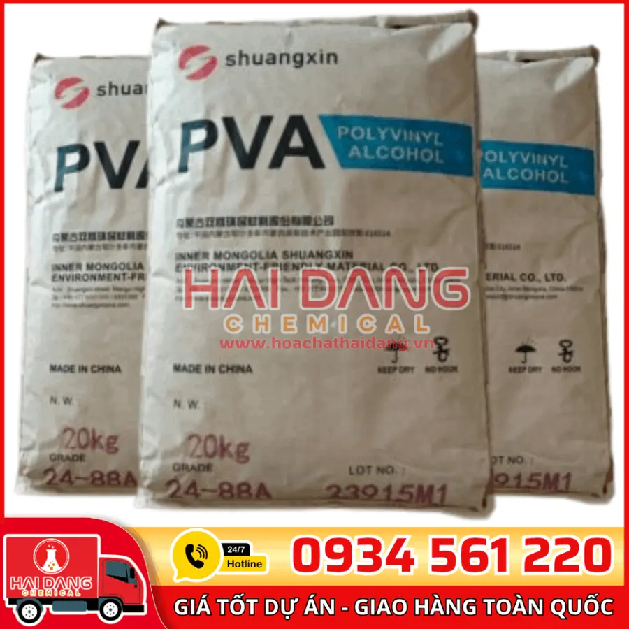 Polyvinyl Alcohol Ấn Độ – Chất Tạo Màng, Kết Dính Trong Mỹ Phẩm