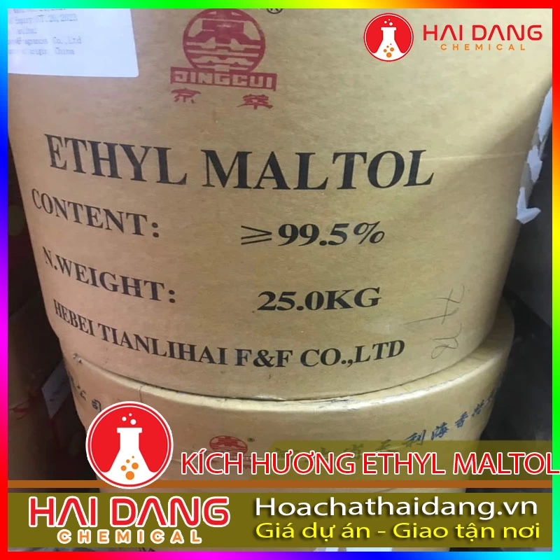 Phụ Gia Làm Bánh Kẹo Nước Giải Khát Chất Kích Hương Ethyl Maltol