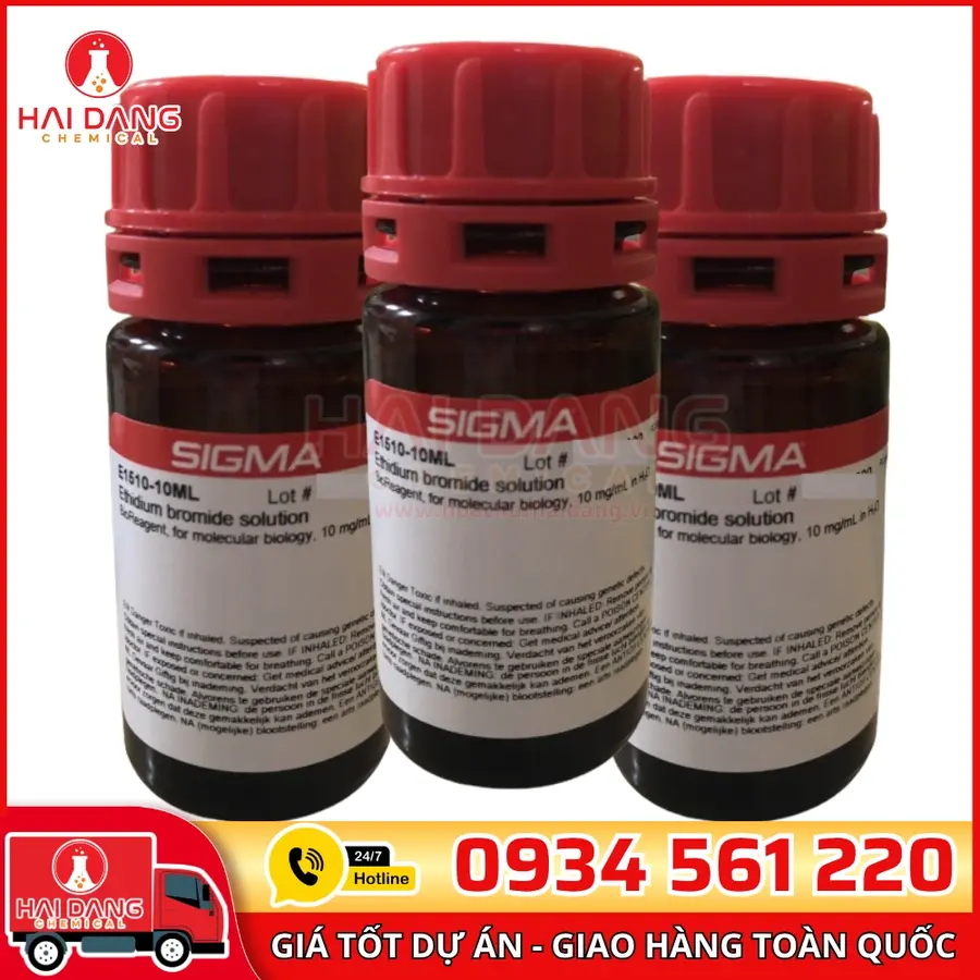 Dung dịch Ethidium bromide 10mg/ml lọ 10ml, hãng Sigma