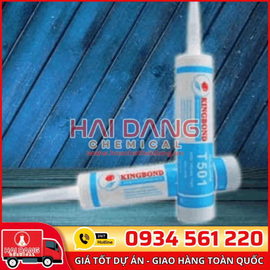 Keo Silicone T501 Trung Tính Xám – Dán Mạch Gạch, Chống Thấm Hiệu Quả