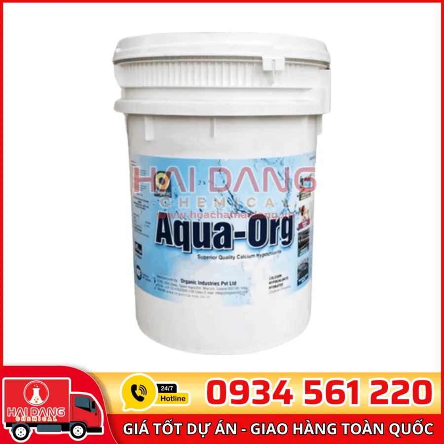 Chlorine Ấn Độ Aqua Org Ca(ClO)₂ 70% | Clorin Aqua Org Giá Tốt