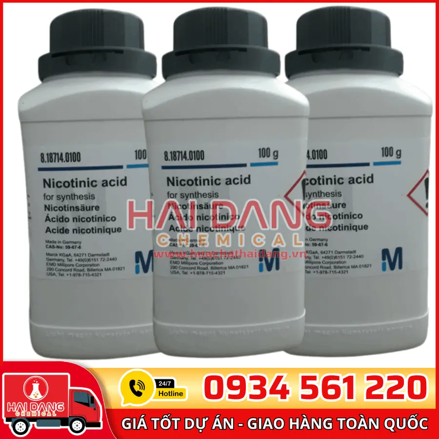 Nicotinic acid lọ 100g - Merck