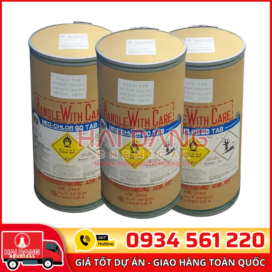 TCCA Viên Shikoku 200g C3Cl3N3O3 Nhật Bản