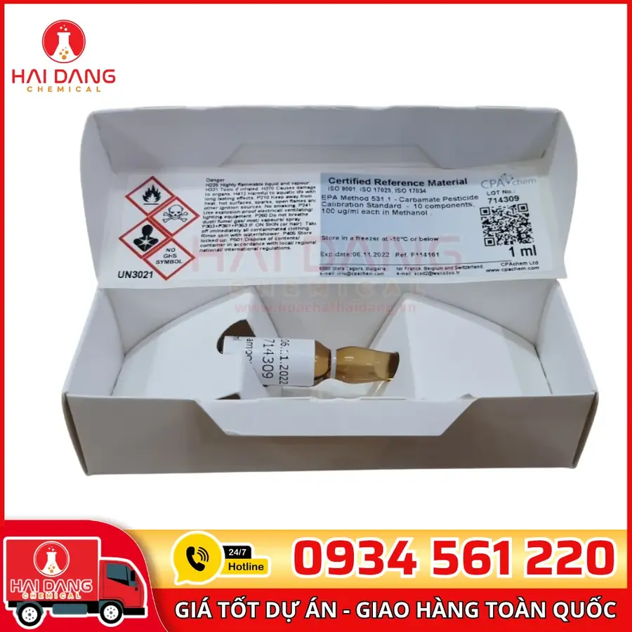 Dung Dịch Chuẩn Carbamate 10 Chất 100µg/mL 1mL CPAchem
