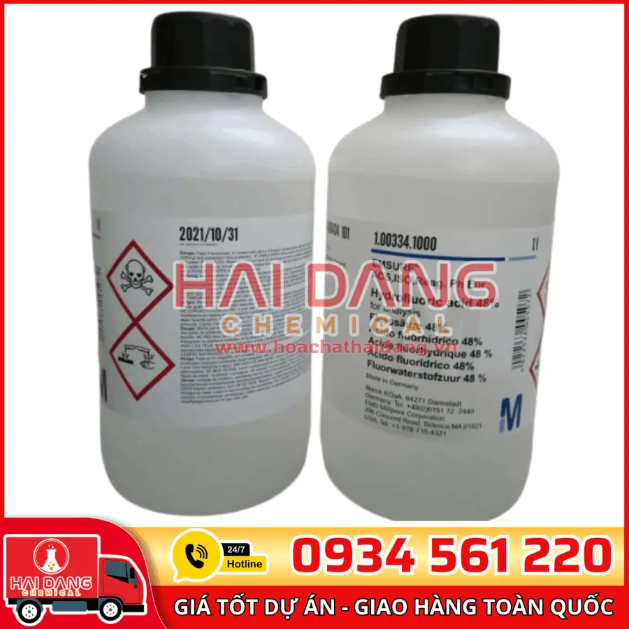 Hydrofluoric acid 48% lọ 1L – Merck