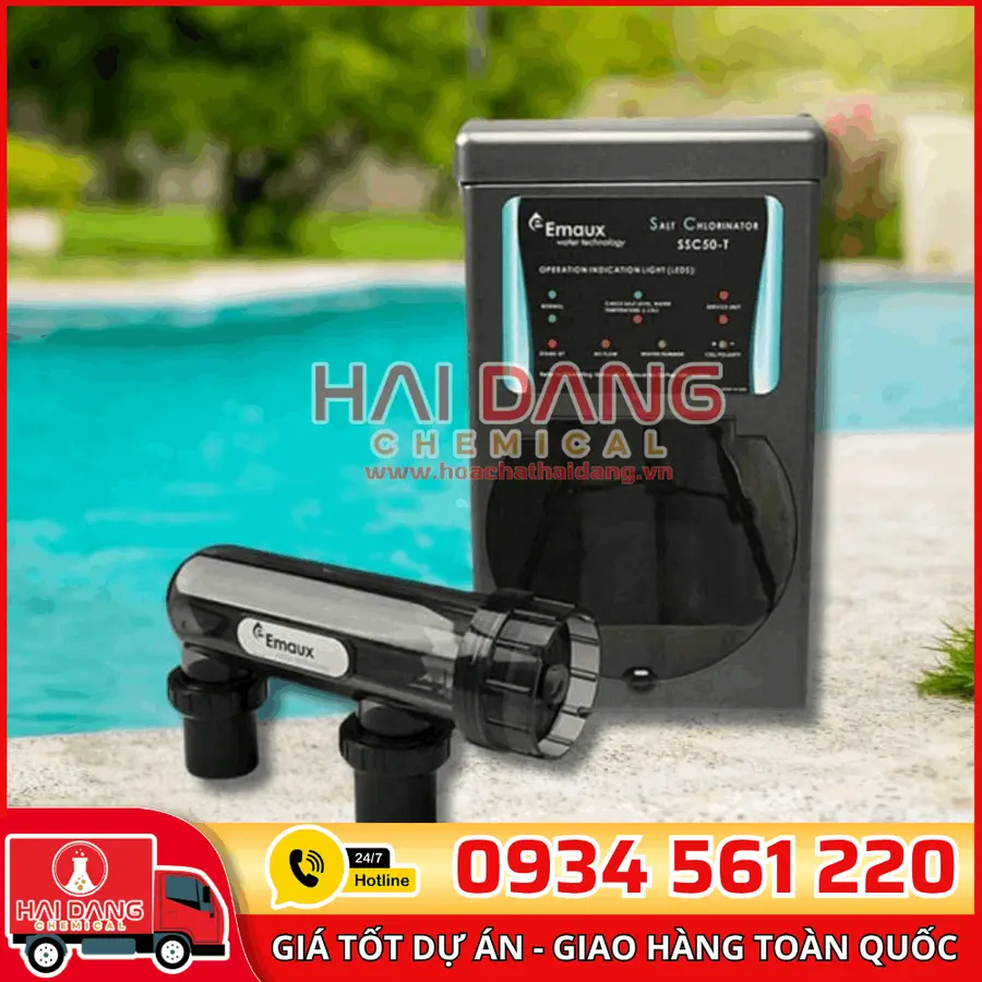 Máy Điện Phân Muối Emaux Khử Trùng Nước Bể Bơi Hiệu Quả