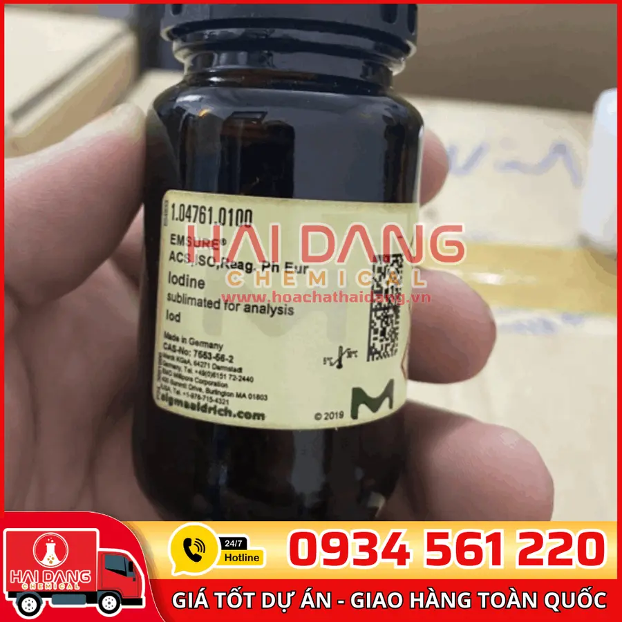 Iodine lọ 100g - Merck