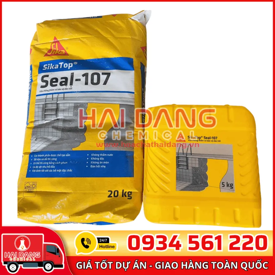 Sikatop Seal-107 – Vật Liệu Chống Thấm Gốc Xi Măng Polyme