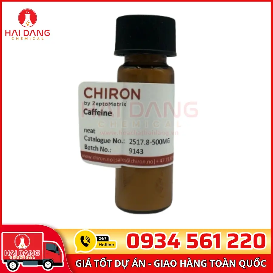 Chất Chuẩn Caffeine (Neat) CAS 58-08-2 500mg – Chiron