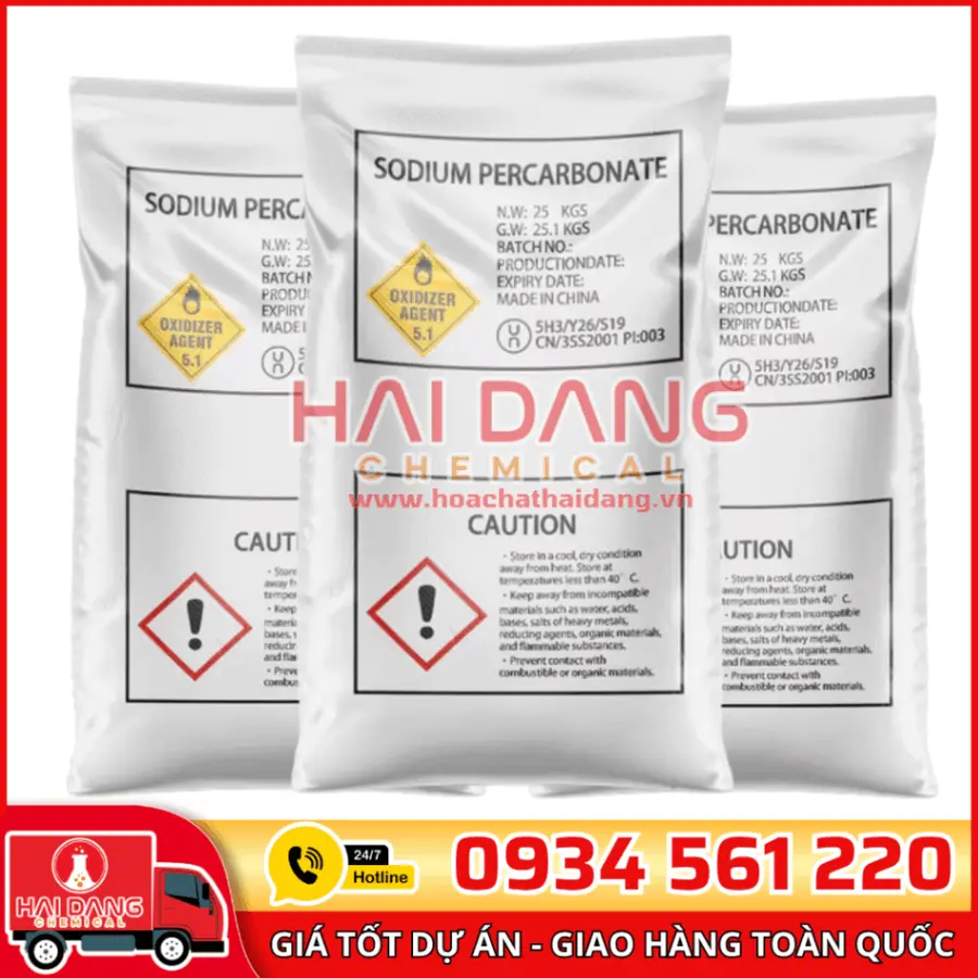 Sodium Percarbonate Oxi Bột Trung Quốc