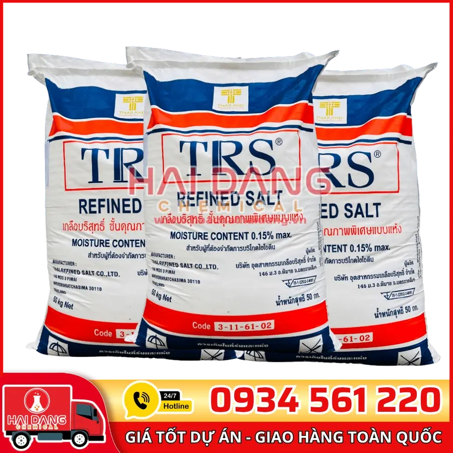 Muối Tinh Khiết Thái Lan NaCl 99% – Hóa Chất Hồ Bơi Giá Tốt