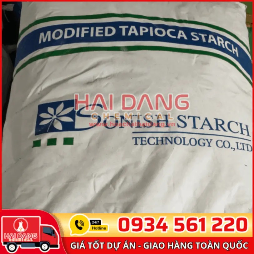 Tinh Bột Sắn Biến Tính Thái Lan Bao 25kg