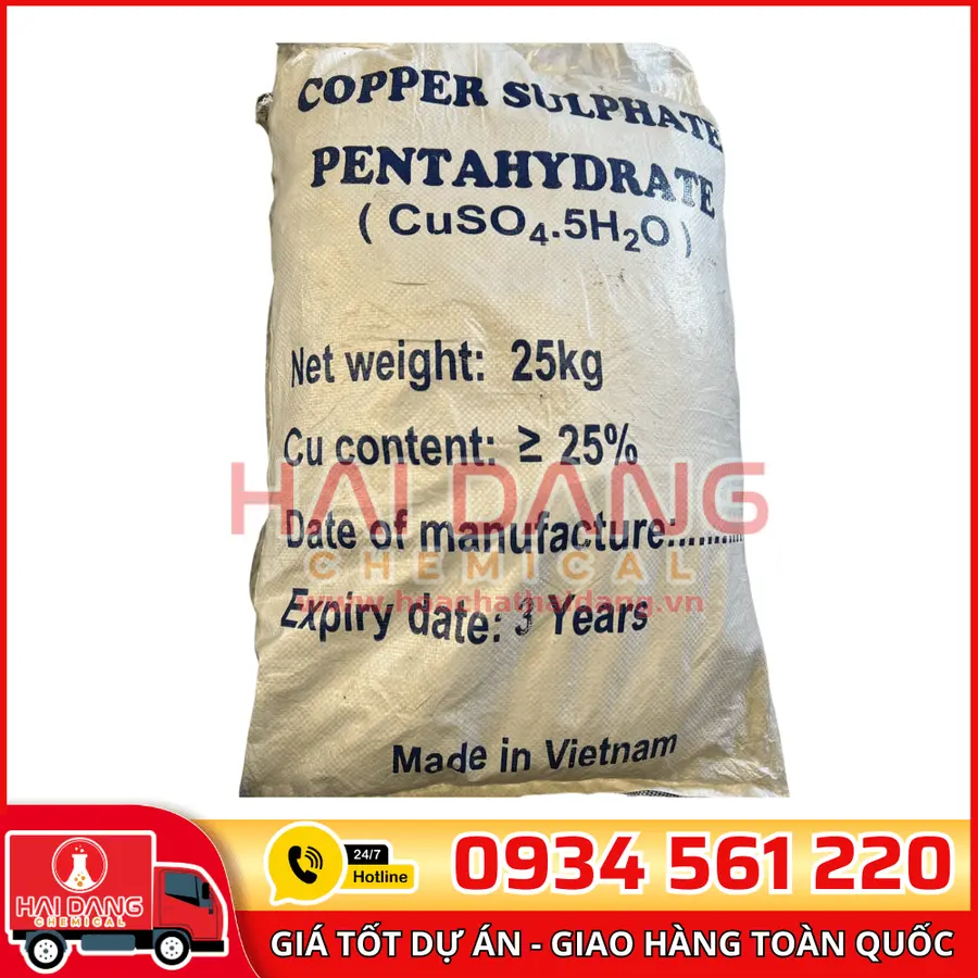 Đồng Sulphate Copper Sulphate CuSo4.5H2O Việt Nam