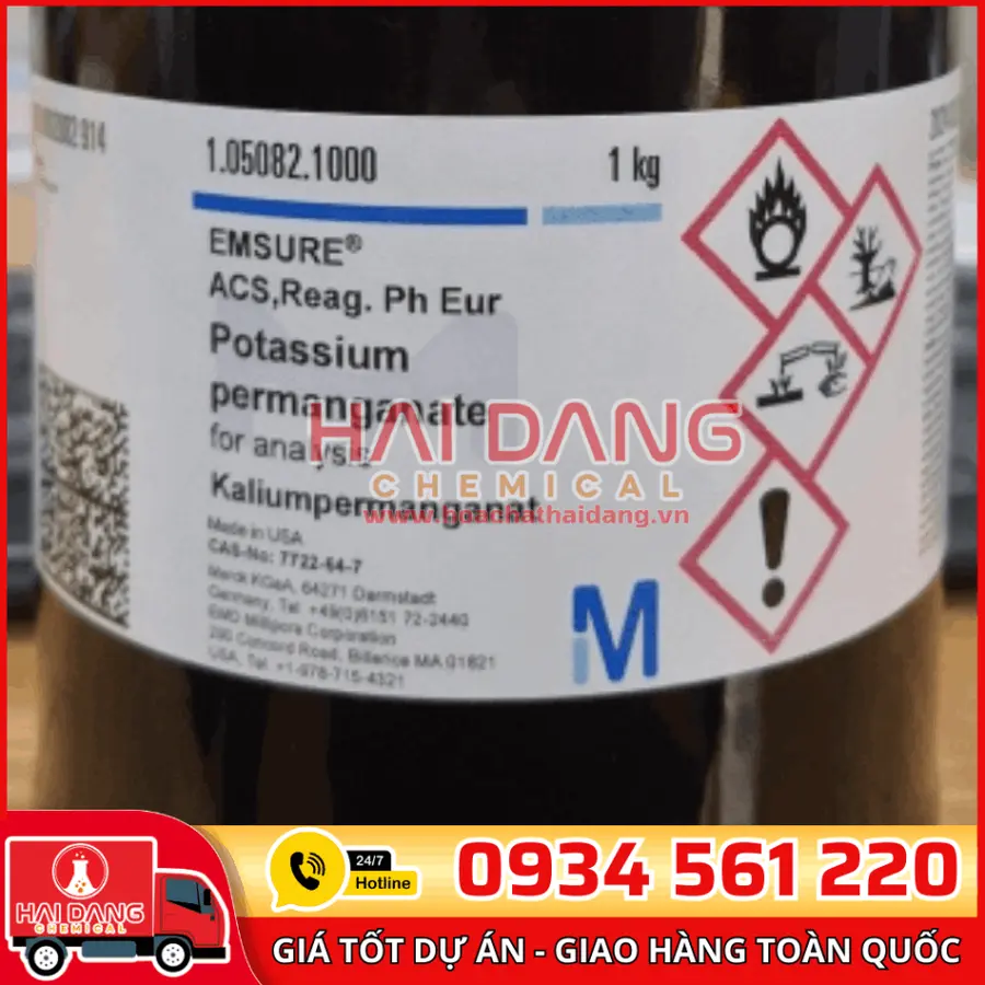 Potassium permanganate lọ 1kg - Merck