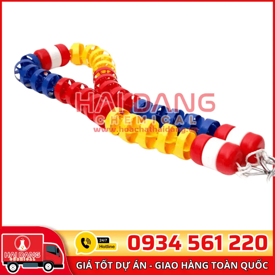 Dây Phao Chia Làn Bể Bơi Dạng Xúc Xích Nhựa ABS Bền Bỉ