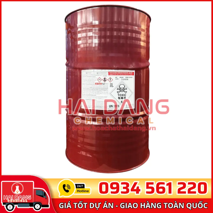 Toluene Diisocyanate TDI-80 Trung Quốc Phuy 250kg