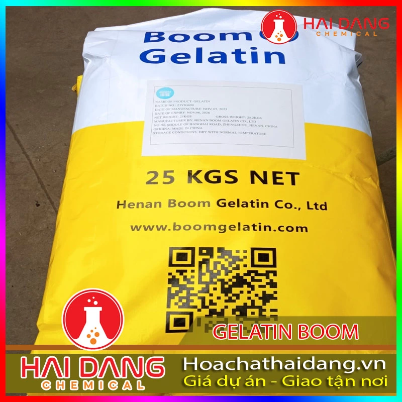 Phụ Gia Làm Nước Giải Khát Gelatin Boom A180