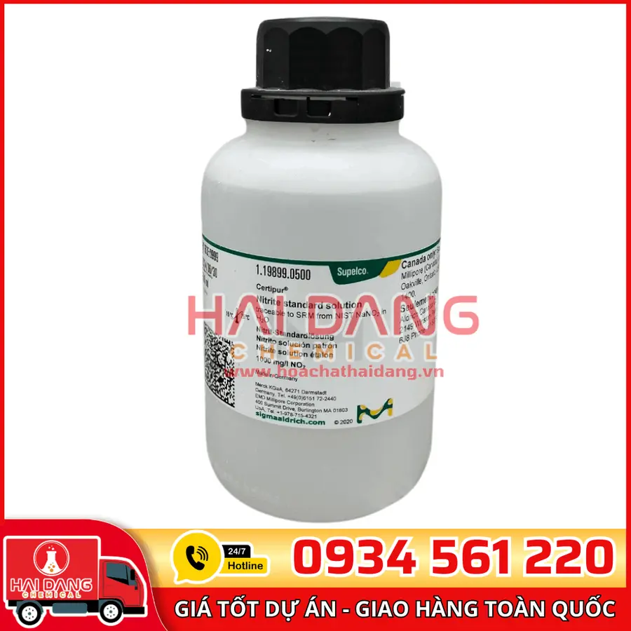 Dung dịch chuẩn Nitrite (NO₂⁻) 1000 mg/L lọ 500ml - Merck