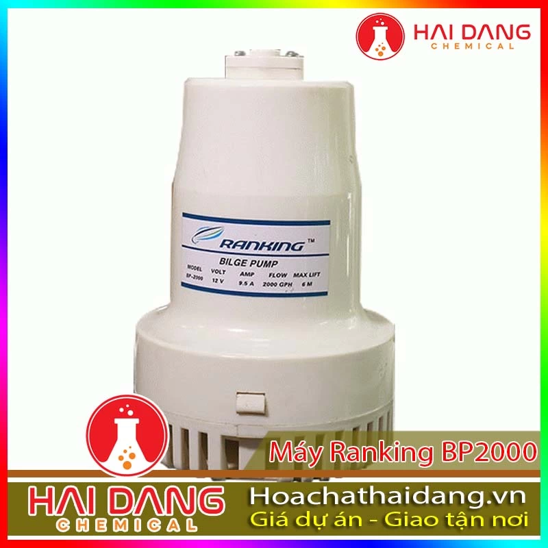 Máy Bơm Chìm Đài Phun Nước Ranking BP2000