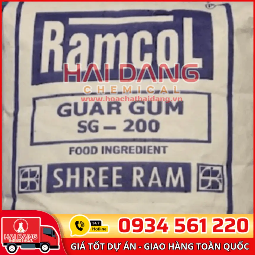 Guar Gum Ấn Độ Bao 25kg