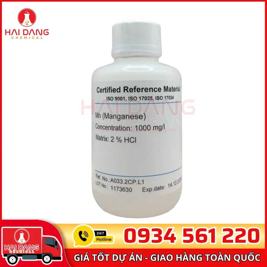 Dung Dịch Chuẩn Manganese 1g/L AAS 100mL CPAchem