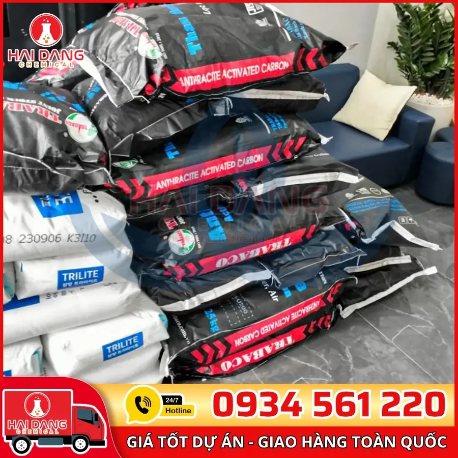 Than Hoạt Tính Bột TBU200 Iodine 900-1000 Việt Nam Bao 20kg
