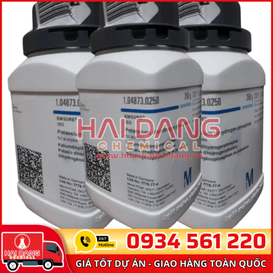 Potassium Dihydrogen Phosphate lọ 250g - Merck