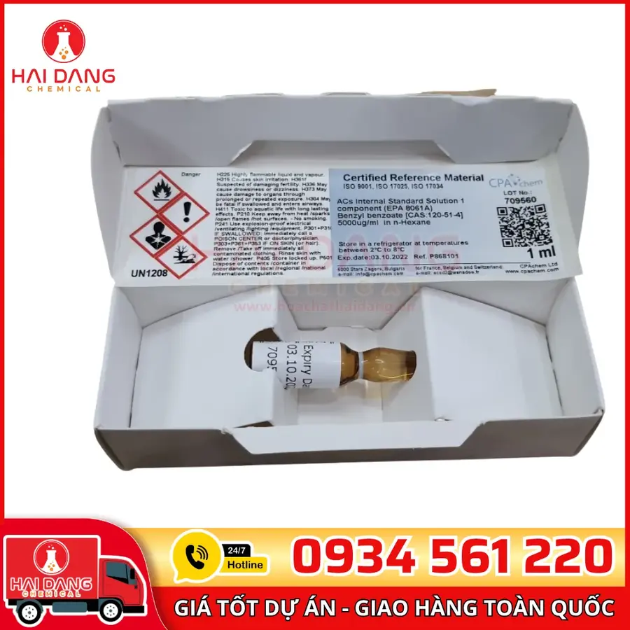 Benzyl Benzoate 5000 µgml 1mL Nội Chuẩn EPA 8061A CPAchem