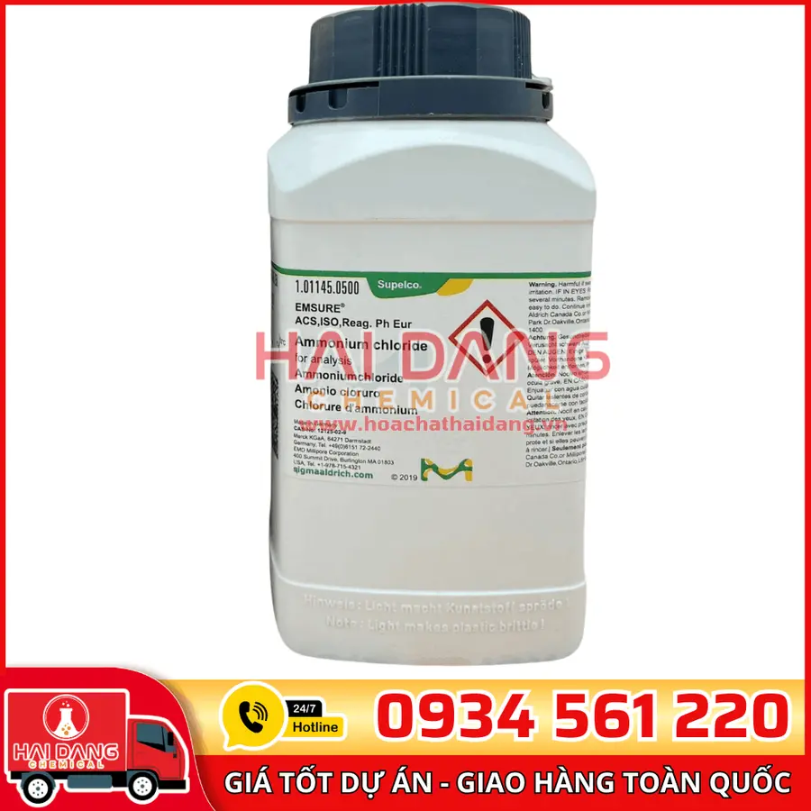 Ammonium chloride lọ 500g - Merck